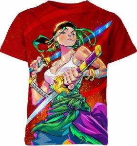 Female Roronoa Zoro One Piece Shirt