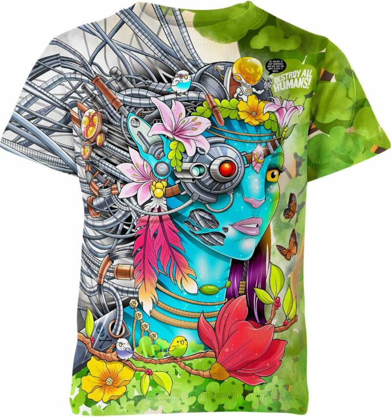 Cyborg Neytiri Avatar Shirt