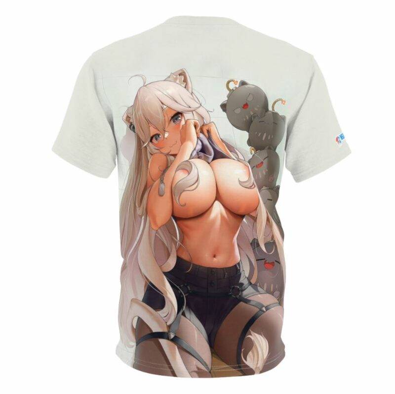 Shishiro Botan Hololive Hentai Ahegao Shirt - Image 6