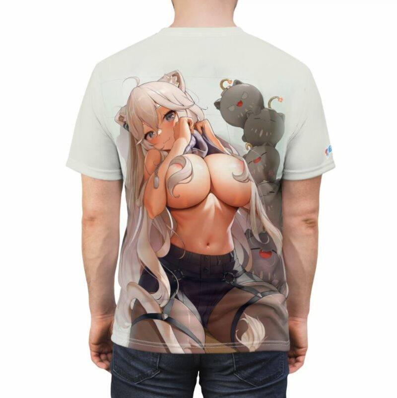 Shishiro Botan Hololive Hentai Ahegao Shirt - Image 3