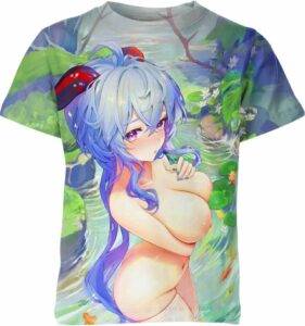 Ganyu Genshin Impact Hentai Ahegao Shirt