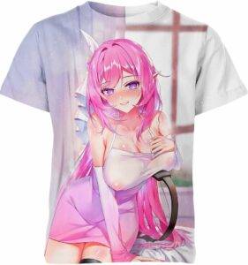 Elysia Honkai Impact Hentai Ahegao Shirt