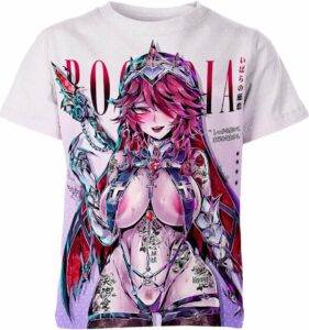 Rosaria Genshin Impact Hengai Ahegao Shirt