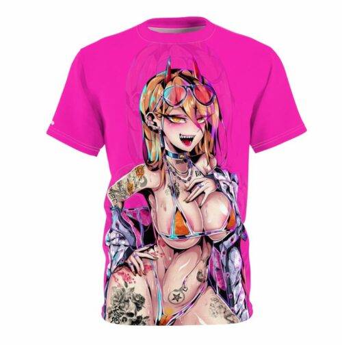 Power Chainsaw Man Hentai Ahegao Shirt