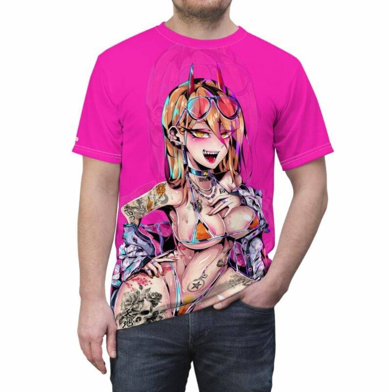 Power Chainsaw Man Hentai Ahegao Shirt