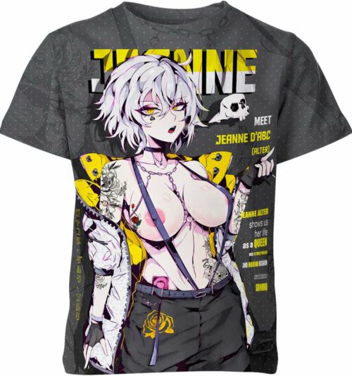 Gal Jeanne D Arc Alter Fate Hentai Ahegao Shirt