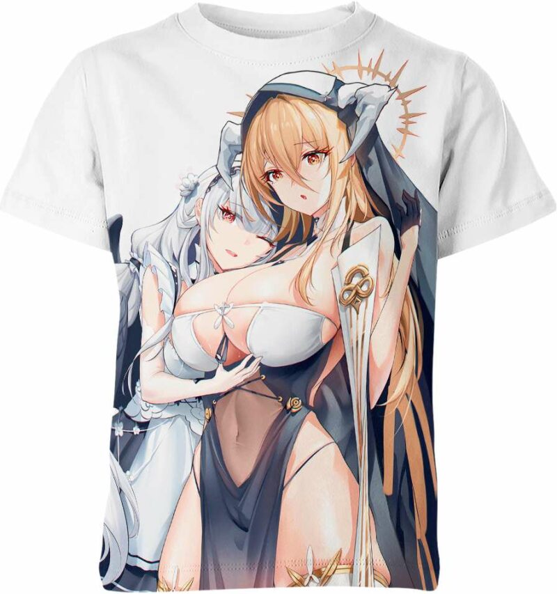 Implacable Scylla Azur Lane Hentai Ahegao Shirt