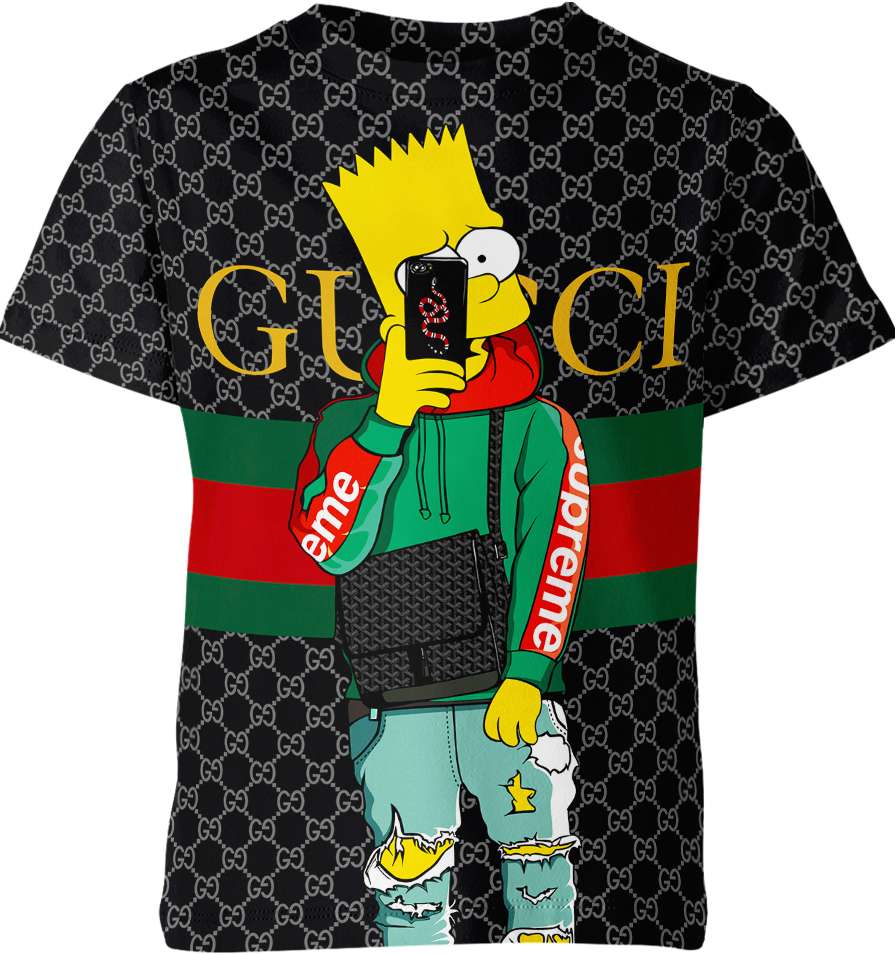 Bart Simpson Gucci The Simpsons Shirt Wear Avenue