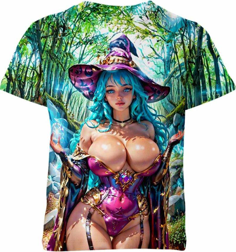 Mona Genshin Impact Ahegao Hentai Shirt