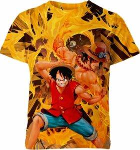 Luffy And Ace One Piece Shirt