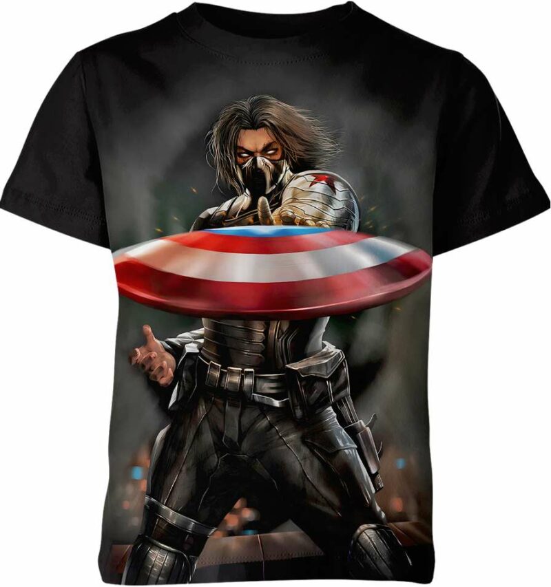 Winter Solider Bucky Barnes Marvel Comics Shirt