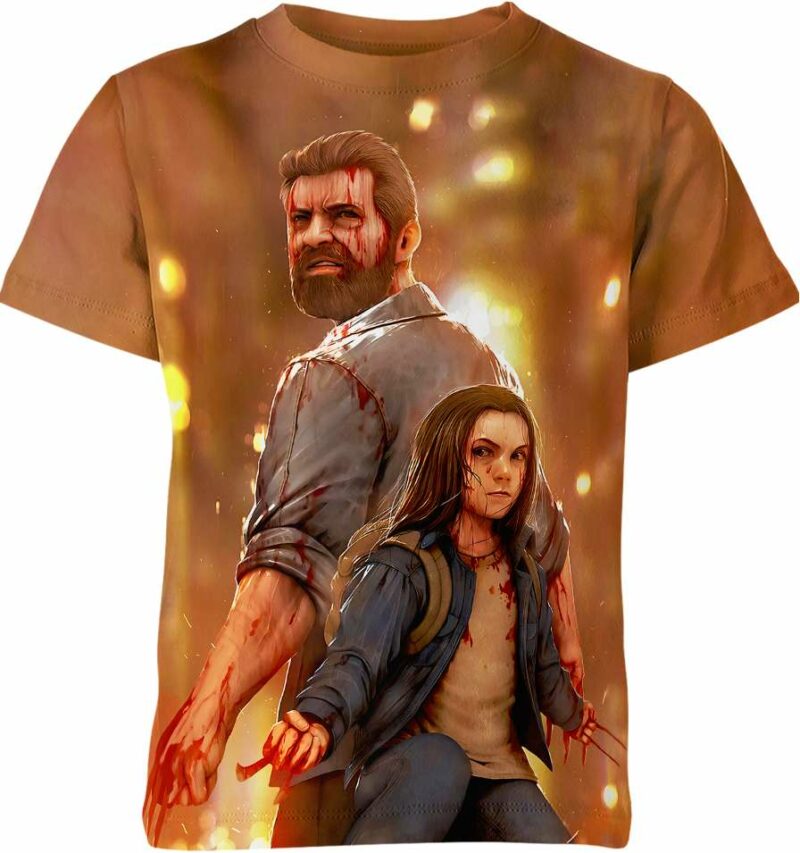 Wolverine And X-23 X-Men Marvel Comics Shirt