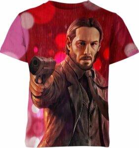 Keanu Reeves In John Wick Shirt