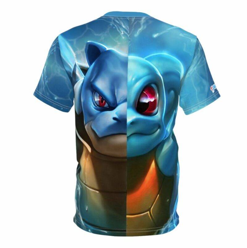 Squirtle Blastoise Pokemon Shirt