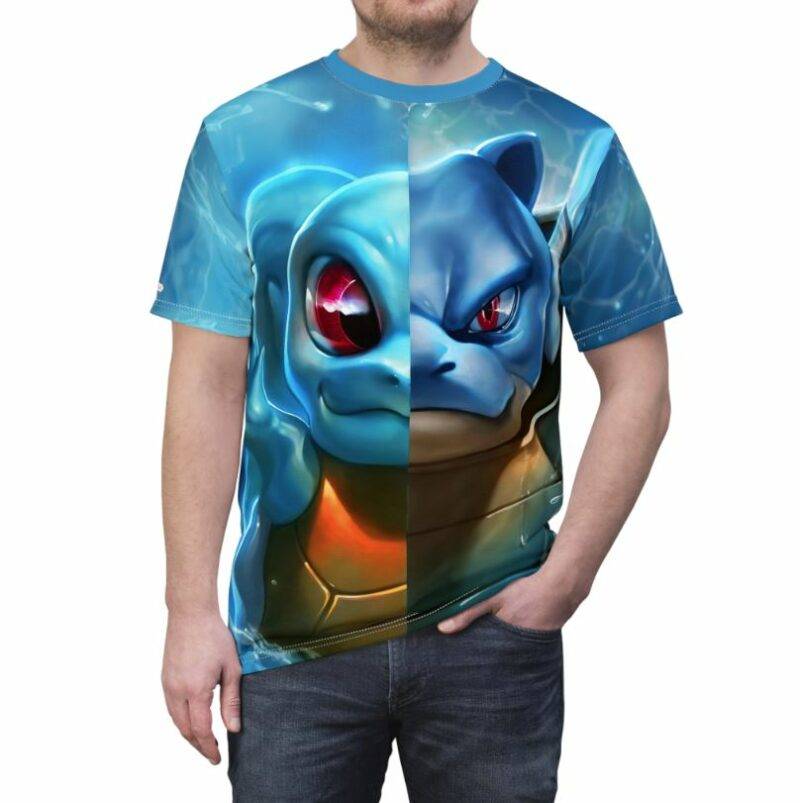 Squirtle Blastoise Pokemon Shirt