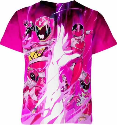 Pink Power Rangers Shirt