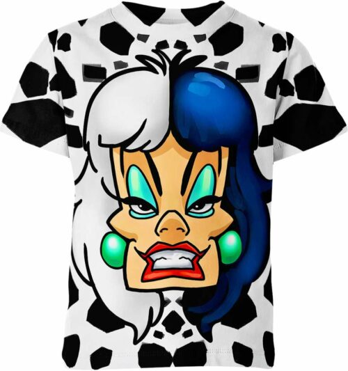 Cruella De Vil The Hundred And One Dalmatians Shirt