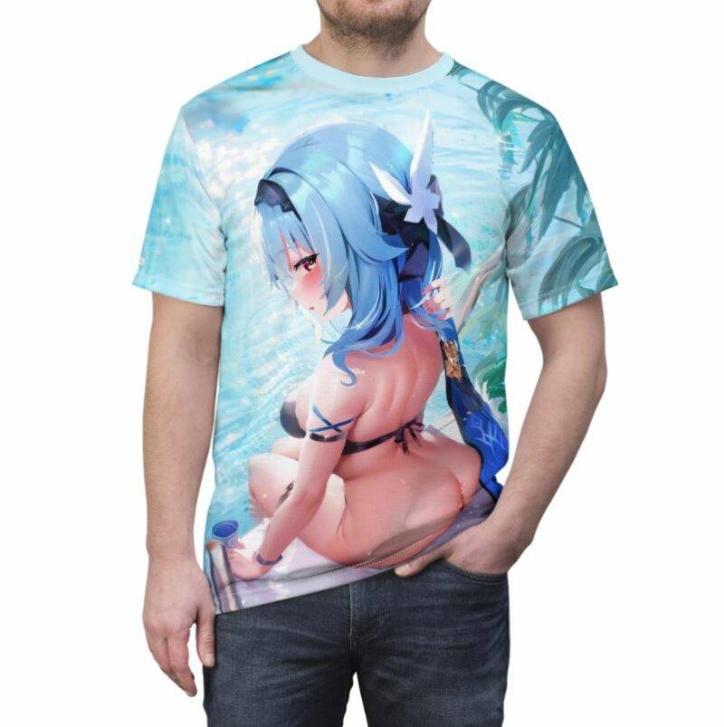 Eula Genshin Impact Hentai Ahegao Shirt