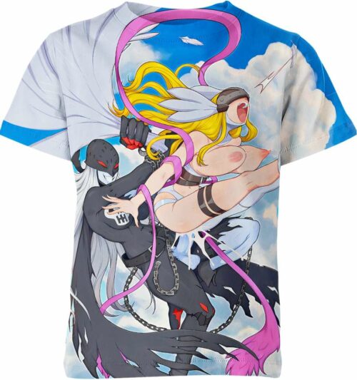 Angewomon Ladydevimon Hentai Ahegao Shirt