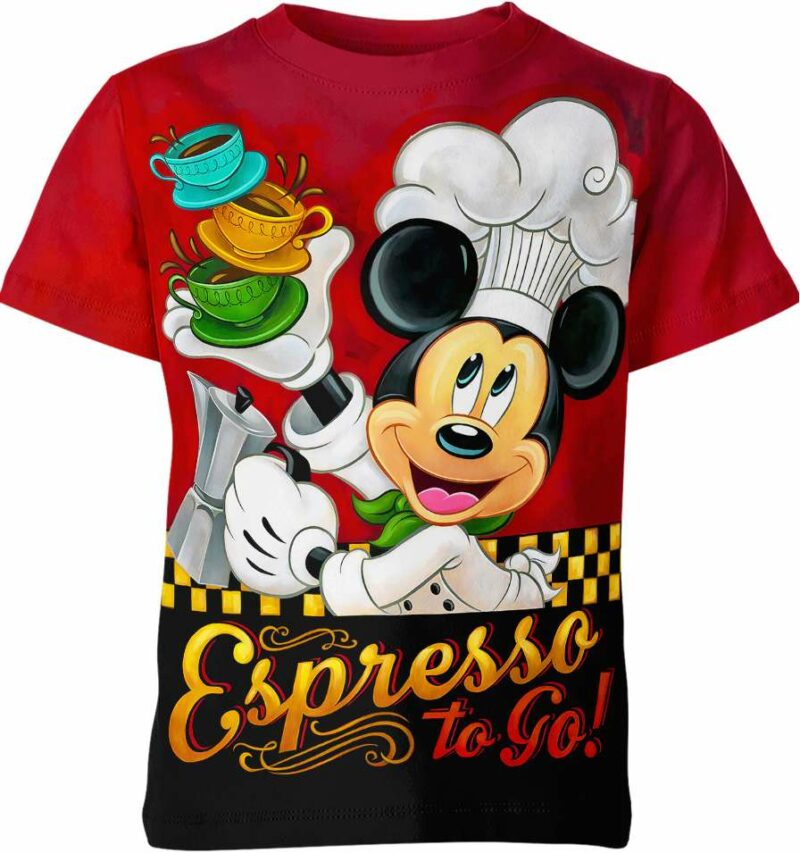 Mickey Mouse Coffee Shirt