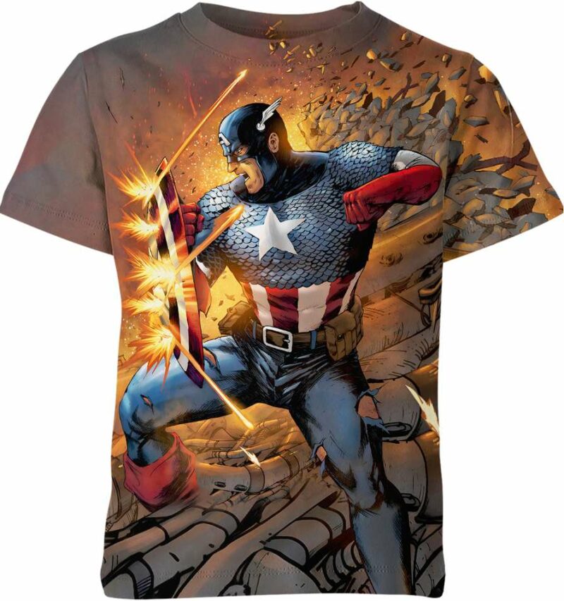 Captain America Marvel Comics Shirt