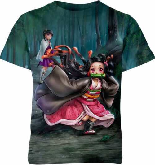 Nezuko Kamado And Kanao Tsuyuri Demon Slayer Shirt