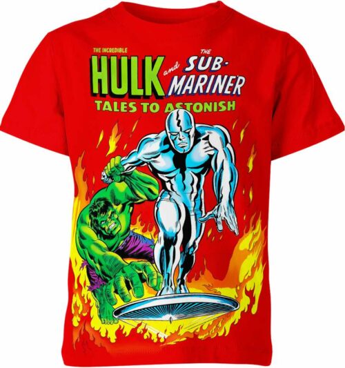 Hulk Vs Silver Surfer Marvel Comics Shirt