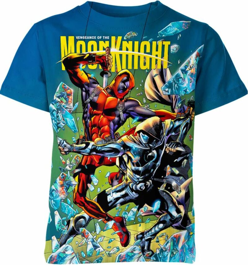 Deadpool Vs Moon Knight Marvel Comics Shirt