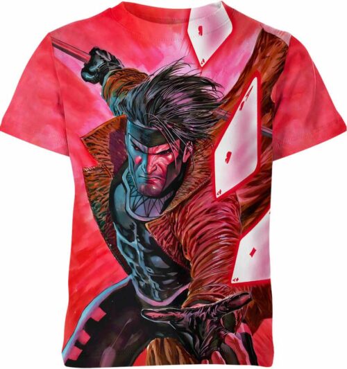 Gambit Men Marvel Comics Shirt