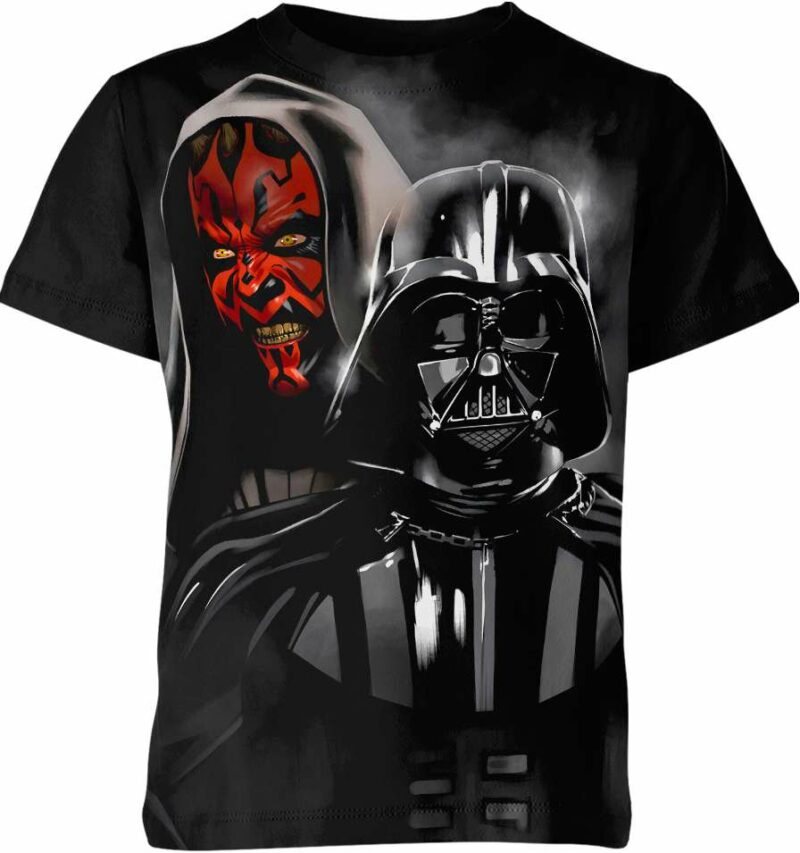 Darth Maul Vs Darth Vader Starwars Shirt