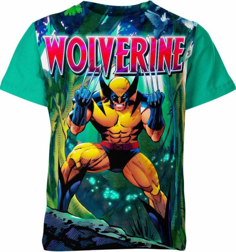 Wolverine Men Marvel Comics T-shirt