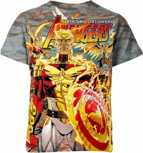 Phoenix Force Men Marvel Comics Shirt