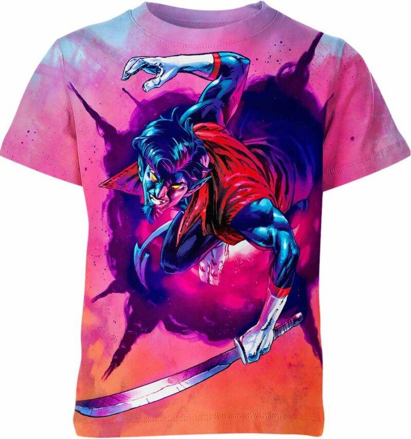 Nightcrawler Men Marvel Comics Shirt