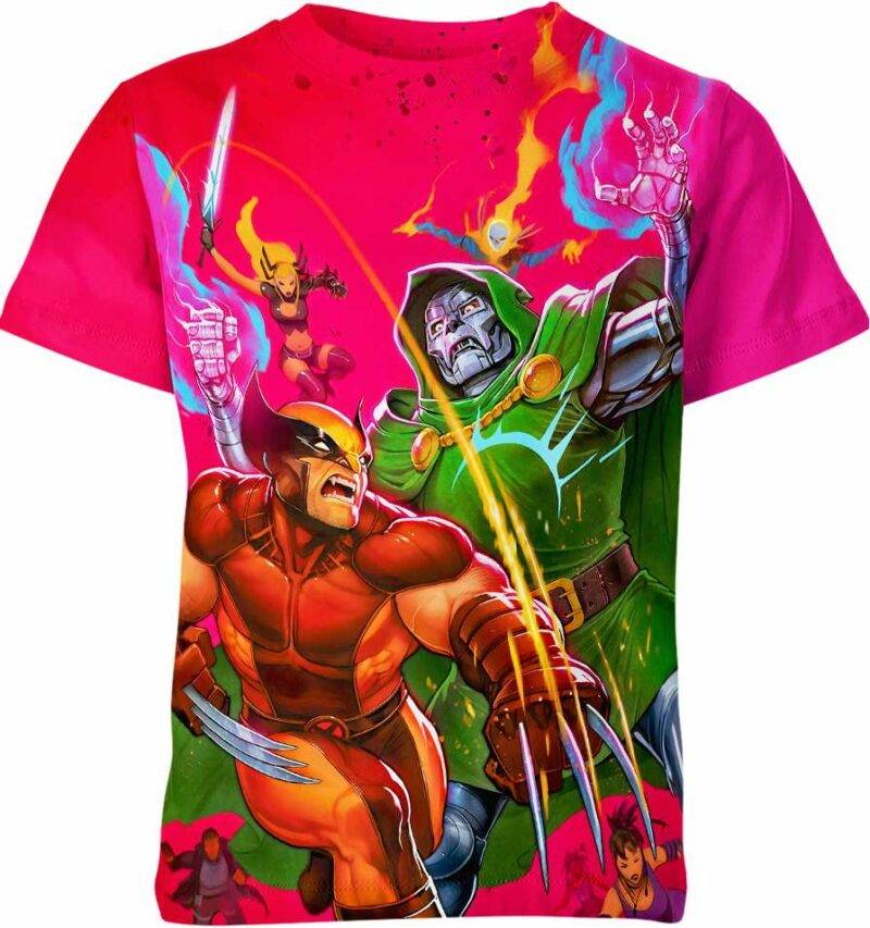 Wolverine Vs Doctor Doom Marvel Comics Shirt