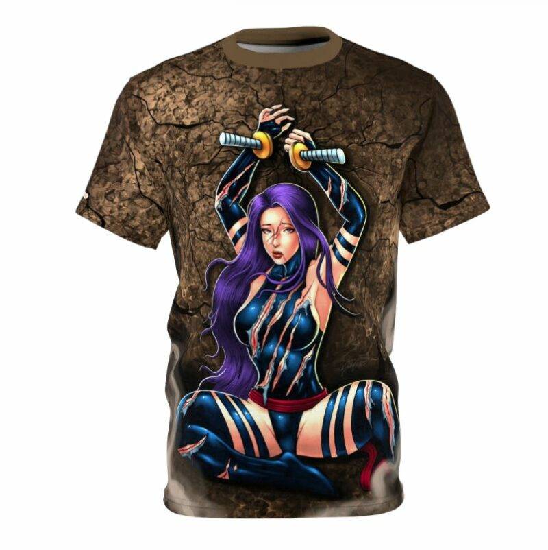 Psylocke Betsy Braddock Ahegao Hentai Marvel Comics Shirt