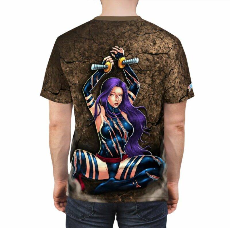 Psylocke Betsy Braddock Ahegao Hentai Marvel Comics Shirt