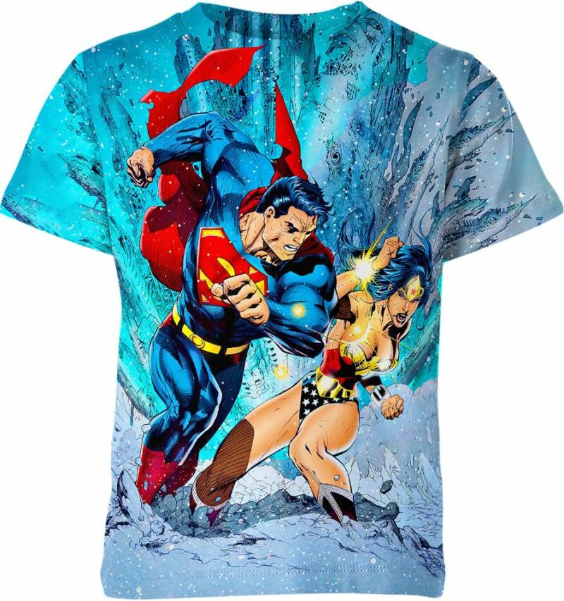 Superman Vs Wonder Woman DC Comics Shirt