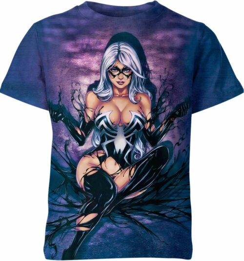 Black Cat Venomverse symbiote Marvel Comics Shirt