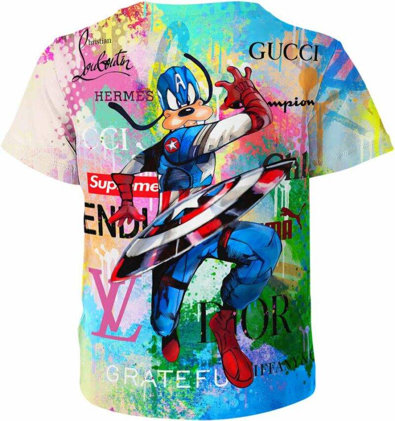 Goofy Captain America Shirt