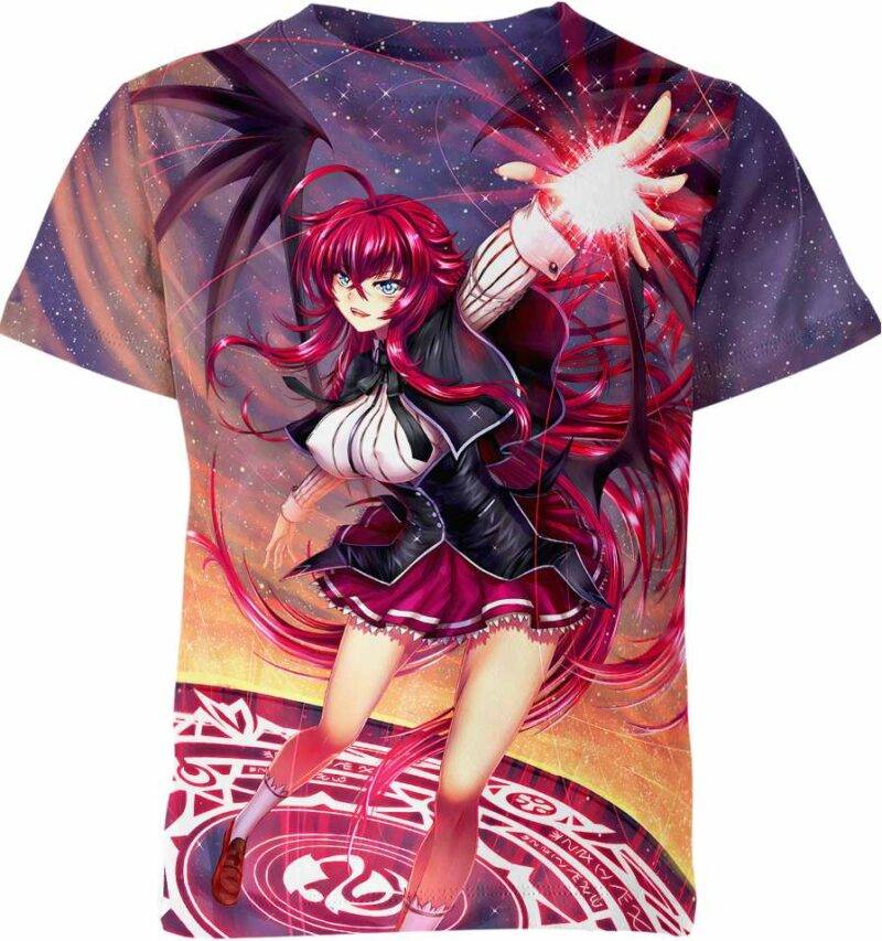 Rias Gremory High School Dxd Sexy Anime Girl Shirt