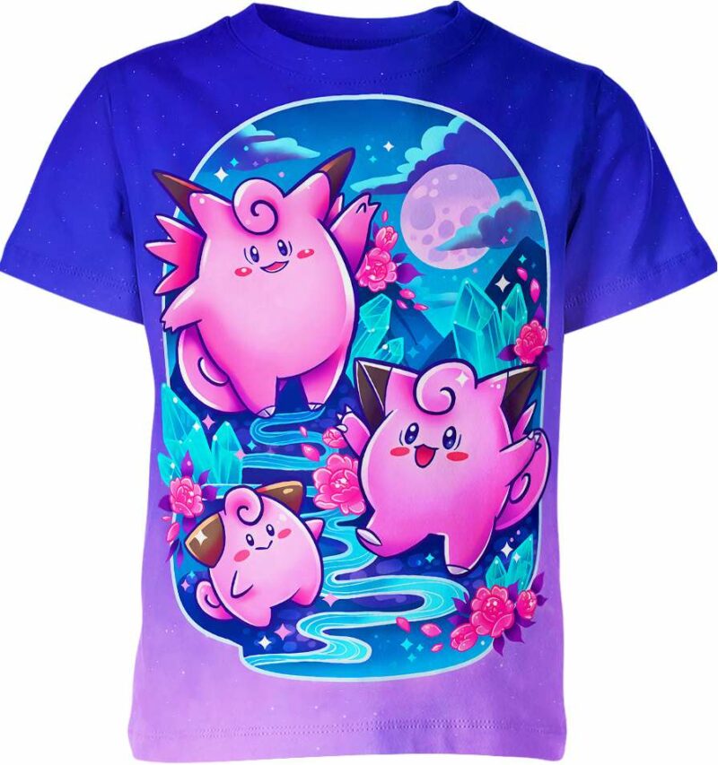 Clefairy Family Pokemon Shirt