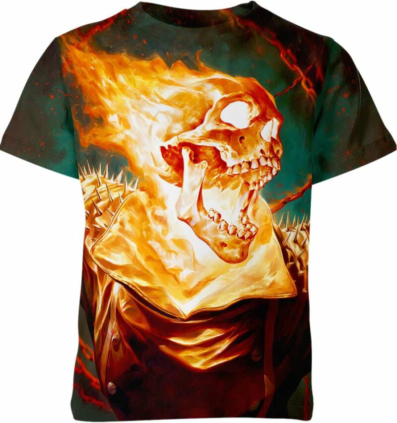 Ghost Rider Marvel Comics Shirt