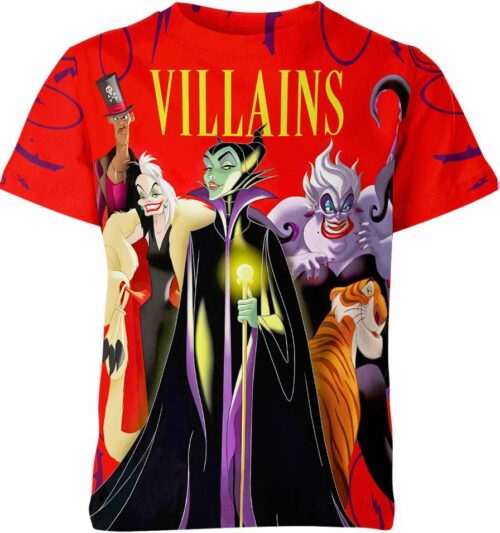 Disney Character Villains Shirt