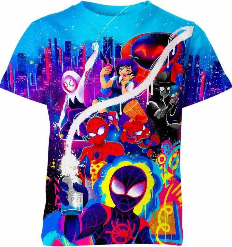 Spider-man Into The Spider-verse Marvel Comics Shirt