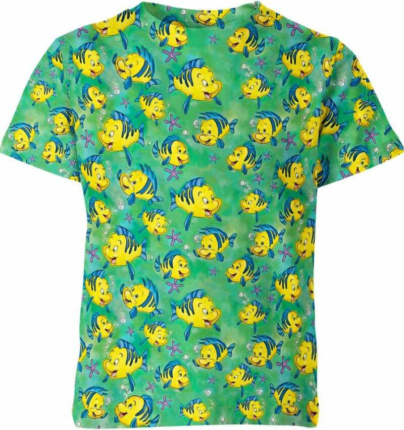 Flounder The Little Mermaid Shirt