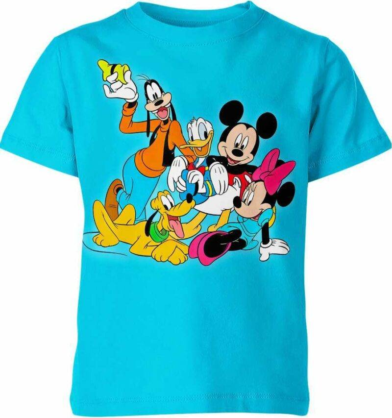 Goofy Pluto Minnie Mickey Donald Shirt