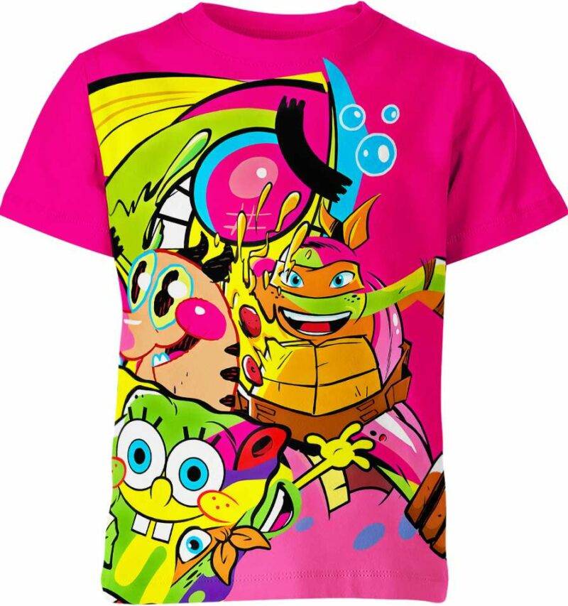 Spongebob Squarepants Tmnt Shirt