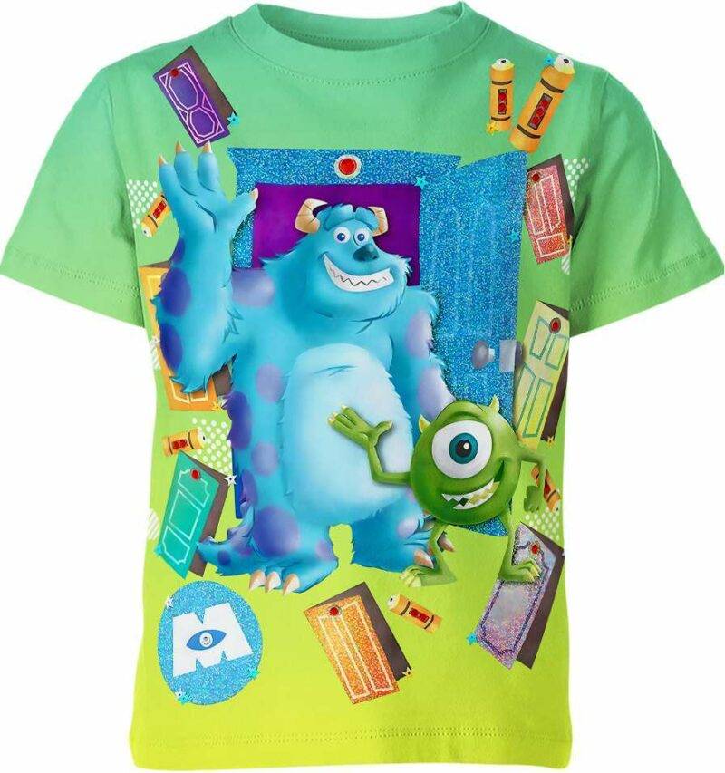 Mike Wazowski James P. Sullivan Monster Inc Shirt