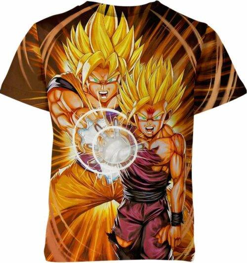 Son Gohan And Goku Dragon Ball Z Shirt