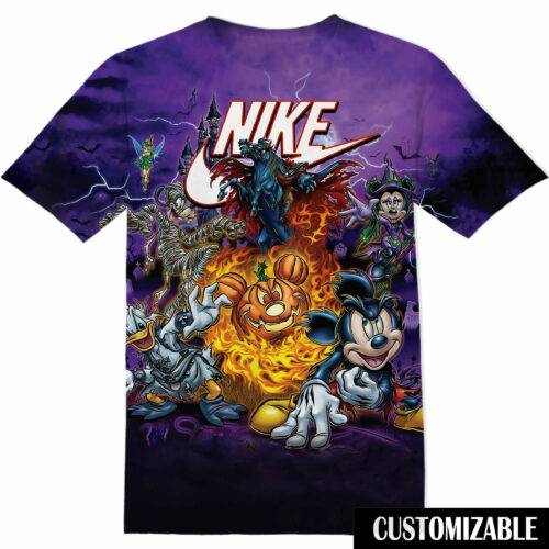 Customized Halloween Disney Scary Mickey Tshirt Adult And Kid Tshirt